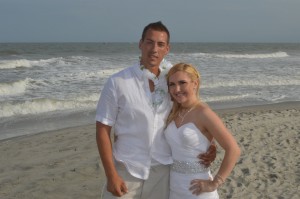Ashley & Jarrid Kendall were married in Myrtle Beach, SC at Wedding Chapel by the Sea.