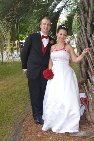 Brent & Vanessa Wilson were married in Myrtle Beach, SC at Wedding Chapel by the Sea. 