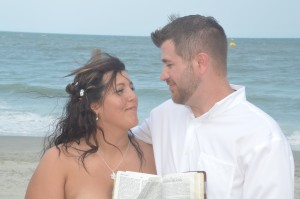 Jessica & Christopher Wall were married at Wedding Chapel by the Sea in Myrtle Beach, SC. 