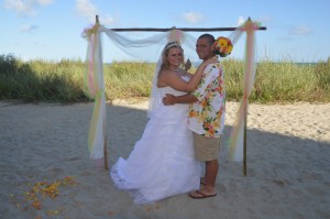 Amanda Owens & Justin Speagle were married at Wedding Chapel by the Sea. 